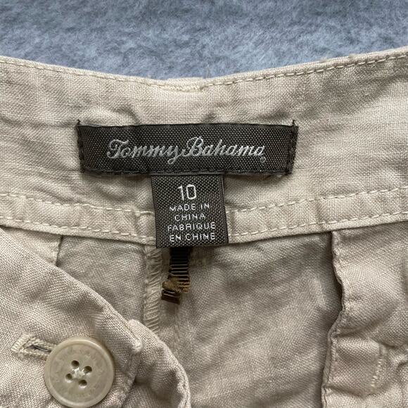 Tommy Bahama Linen Cargo Pants Size 10 - Picture 3 of 4